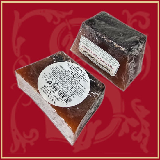 BN05931 菠丹妮 歐洲人蔘+米手工皂 125g 雙梯型