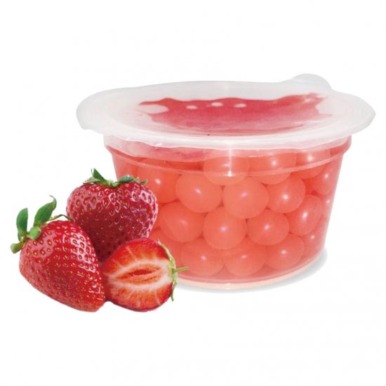 BT0377 Strawberry Popping Boba 200g