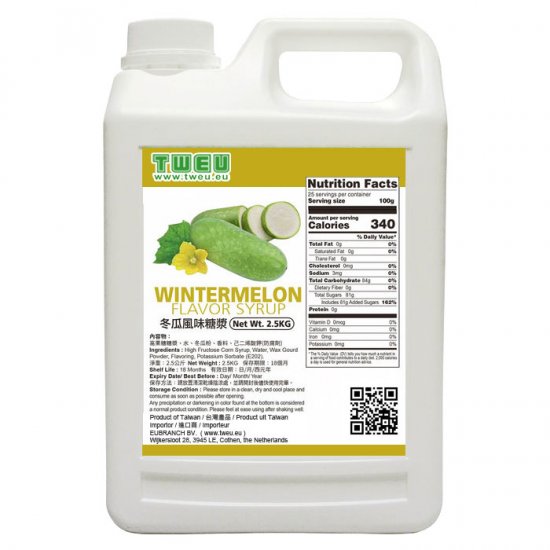 BT0540 WinterMelon Flavor Syrup 2.5kg