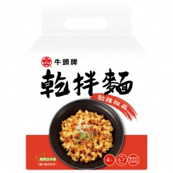HD16 牛頭牌 乾拌麵 勁辣椒麻 114g x 4入