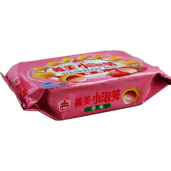 IM02 義美 小泡芙 草莓  57g
