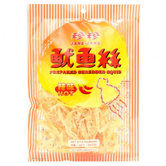 JJ02 珍珍 辣味魷魚絲 50g (Expired)