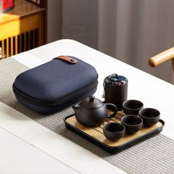 JP12 旅行茶具禮盒 紫砂 