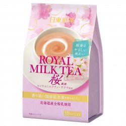 JPNT02 Japan Nittoh Milk Tea Sakura Flavor 140g