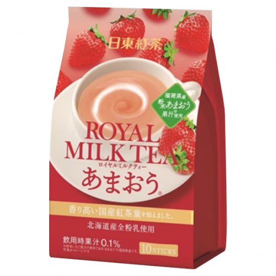 JPNT04 Japan Nittoh Milk Tea Strawberry Flavor 140g