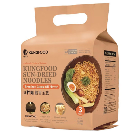 KF01 大拙匠人 鵝香金蔥拌麵 125gx3