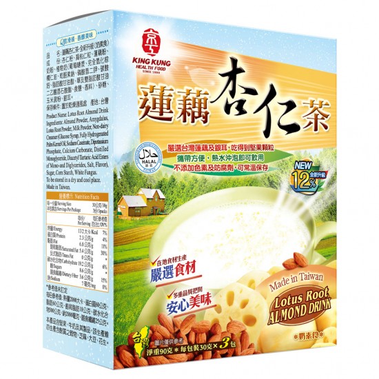KK22 京工 減糖蓮藕杏仁茶 30g 3入