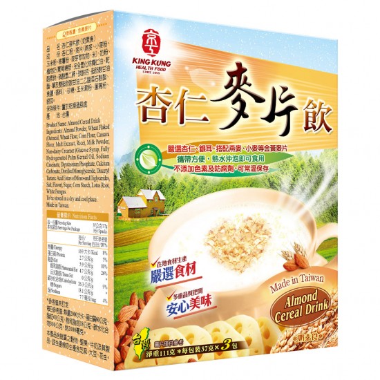 KK23 京工 杏仁麥片飲 37g 3入