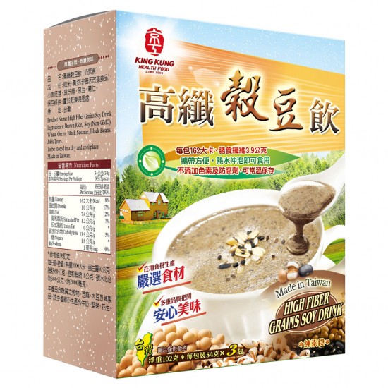 KK26 京工 高纖穀豆飲 34g 3入