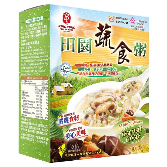 KK30 京工 田園蔬食粥 32g 3入