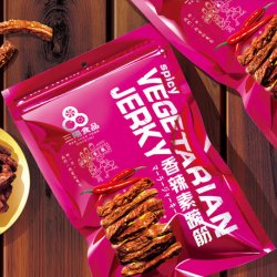 SN12 Vegetarian Jerky Spicy 80g