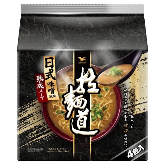 UP22 統一 拉麵道 味噌風味 (101g袋裝4入)