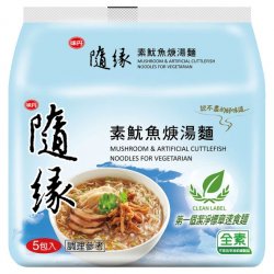 VD17 味丹 隨緣素魷魚羮湯麵 94g x5入