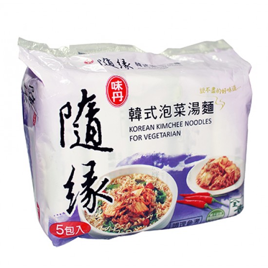 VD07 味丹 隨緣韓式泡菜湯麵 75g x5