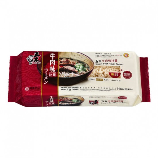 WM07 五木 拉麵系列 牛肉口味 321g