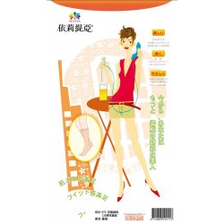 YL1410-2C 彈性中統透明絲襪(膚色)