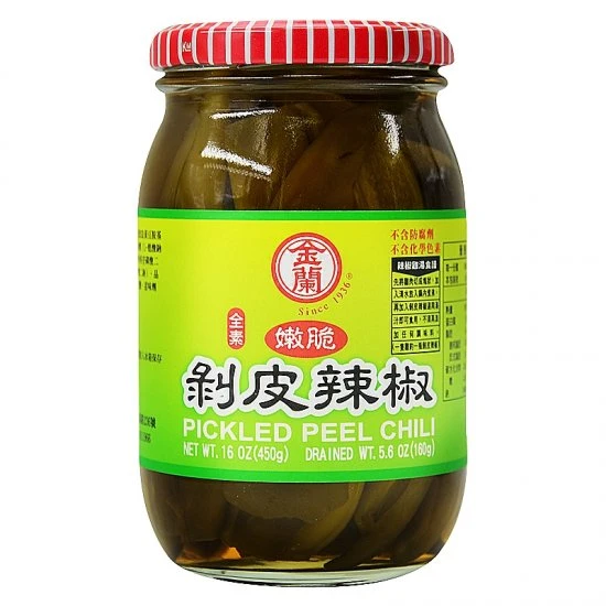KL21 金蘭 剝皮辣椒 450g