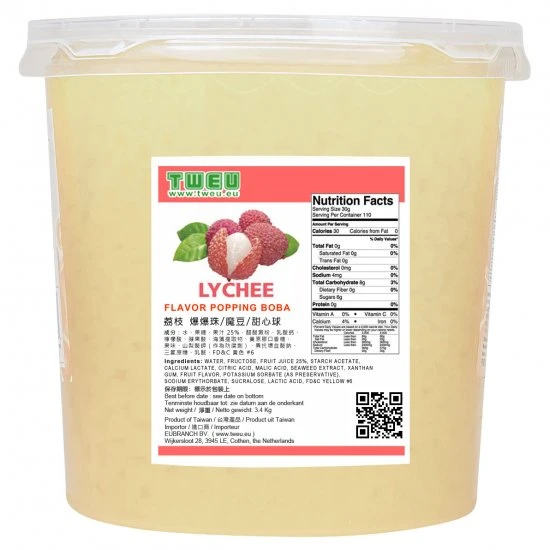 BT0313 Lychee Popping Boba 3.4kg