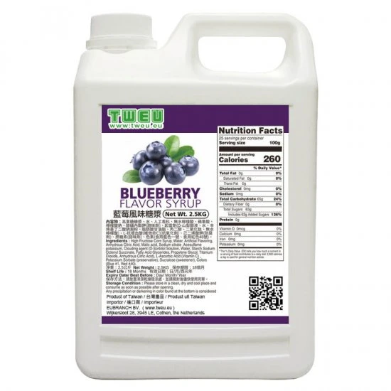 BT0667 Blueberry Flavor Syrup 2.5kg (Expired)