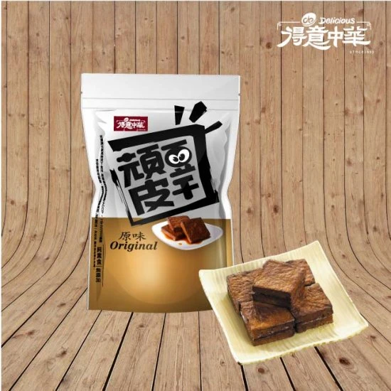 DE03 得意中華 頑皮原味豆干(6片) 120g 