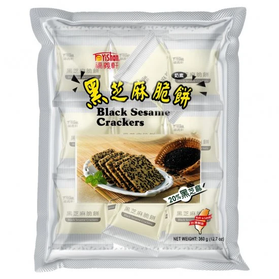 FY21 Black Sesame Crackers 360g