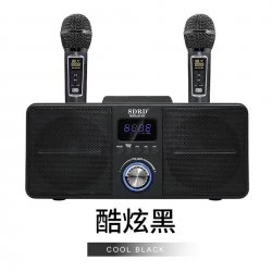 HA04 KTV 卡拉OK 喇叭麥克風組 酷炫黑