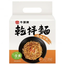 HD15 牛頭牌 乾拌麵 椒香胡麻 116g x 4入
