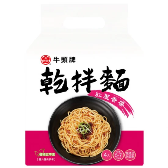 HD17 牛頭牌 乾拌麵 紅蔥香醬 108g x 4入