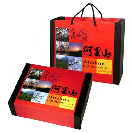 JP21 阿里山風情 紅色 雙茶禮盒 300g