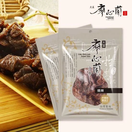 LS03 廖心蘭 非基改豆乾 燒辣 110g 