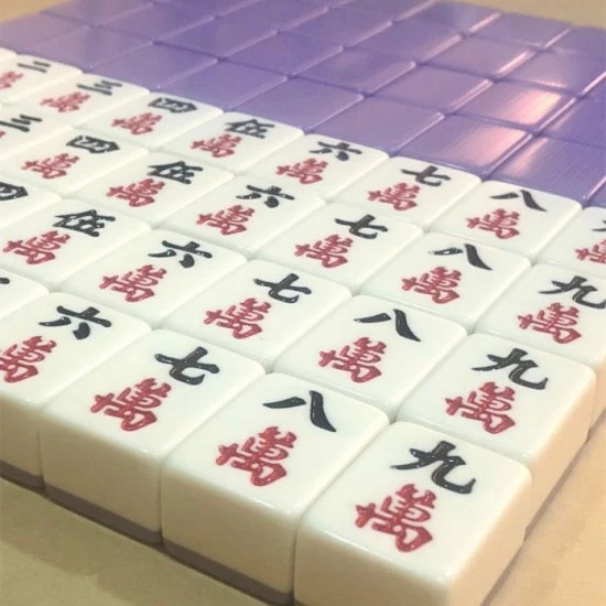 MJ01 台灣麻將 33mm 平面紫色