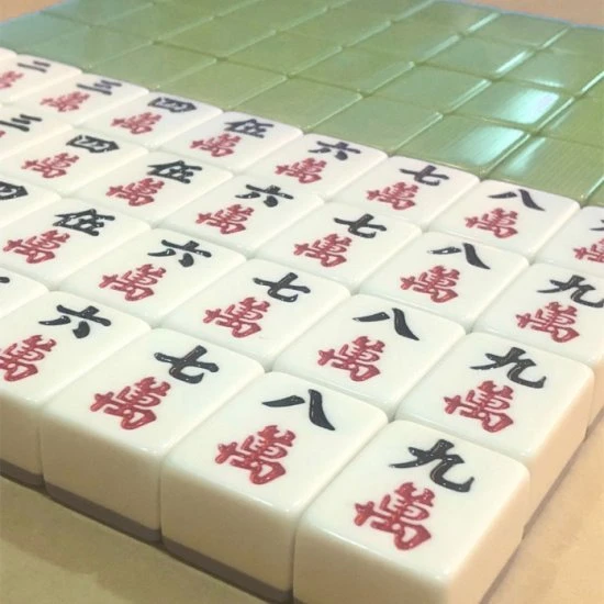 MJ05 台灣麻將 33mm 平面墨綠色