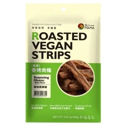 SM08 Roasted Vegan Strips Spicy Gluten 100g