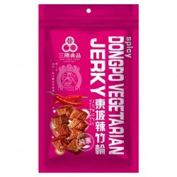 SN14 DonPo Vegetarian Jerky Spicy 80g