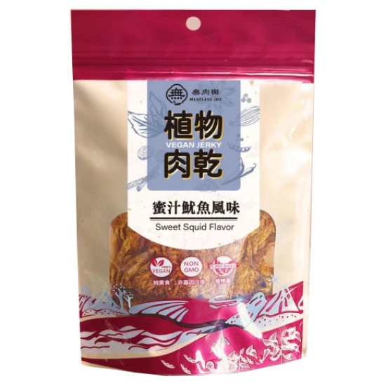 TF10 大富 植物肉乾 蜜汁魷魚風味 120g (Near-expiry)